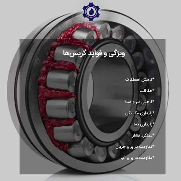 ویژگی و فواید گریس‌ها