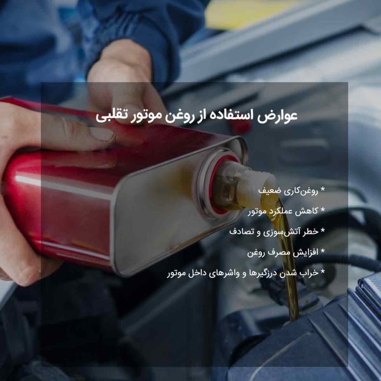 عوارض استفاده از روغن موتور تقلبی