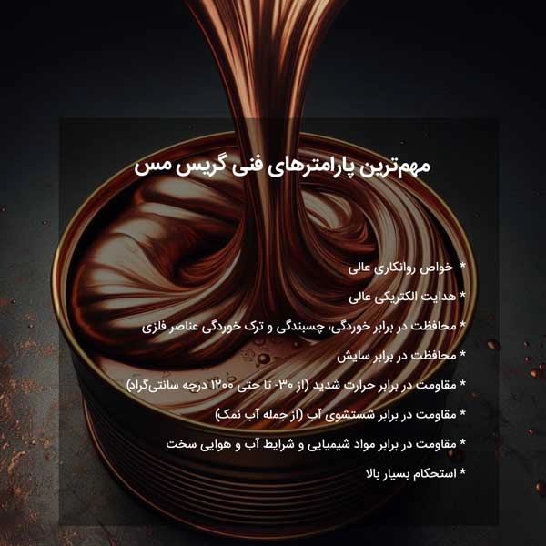 مهمترین پارامترهای فنی گریس
