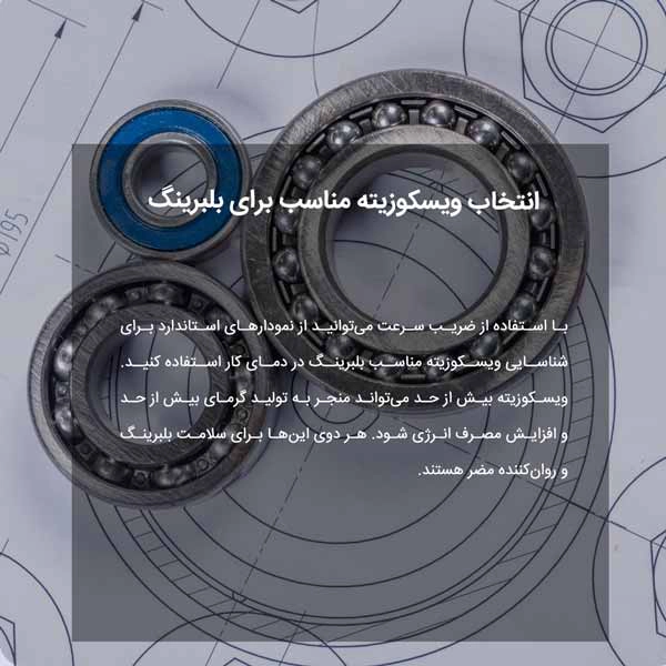 انتخاب ویسکوزیته مناسب برای بلبرینگ