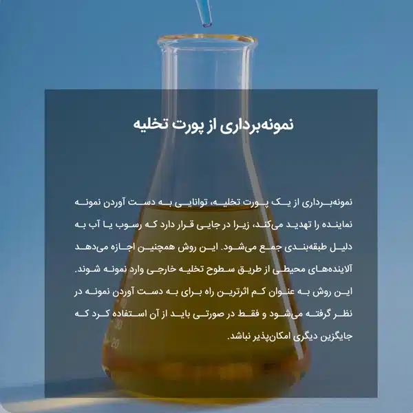 نمونه‌برداری از پورت تخلیه