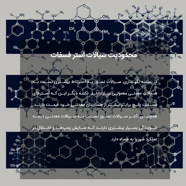 محدودیت سیالات استر فسفات
