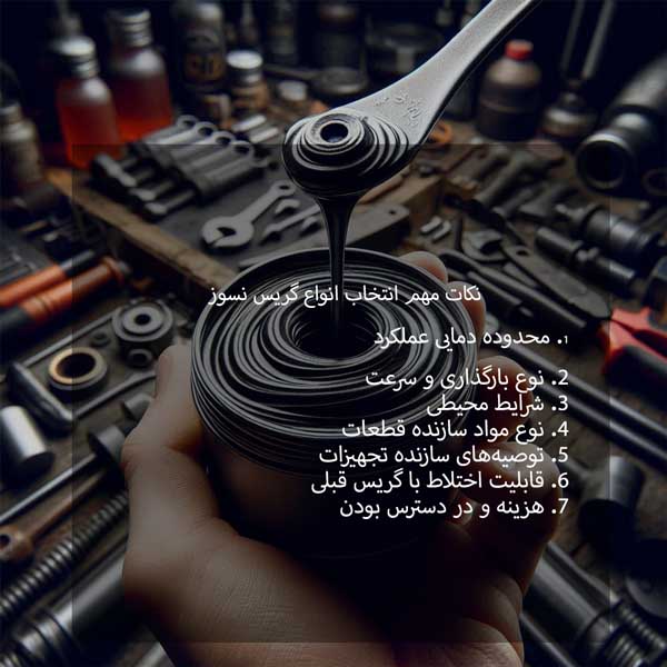 انواع گریس نسوز