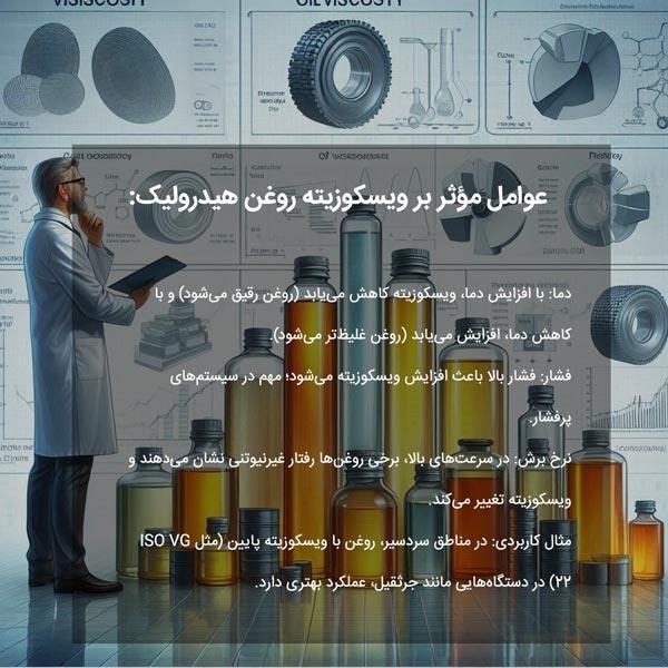 عوامل تأثیرگذار بر ویسکوزیته