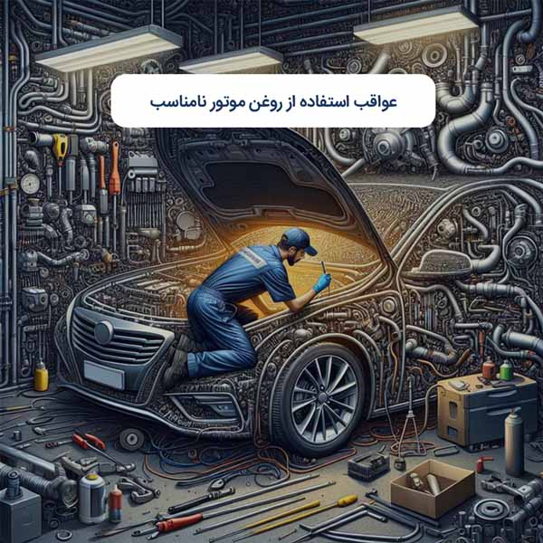 عواقب استفاده از روغن موتور نامناسب
