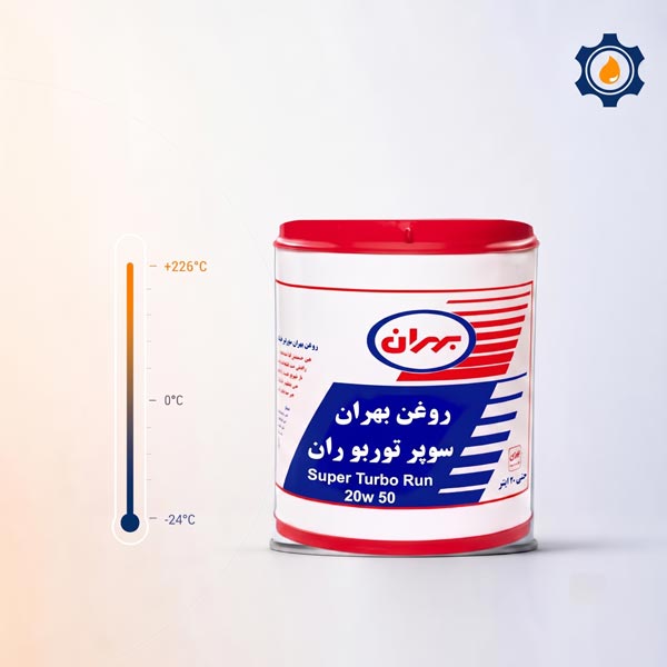روغن بهران سوپر توربو ران 20w 50